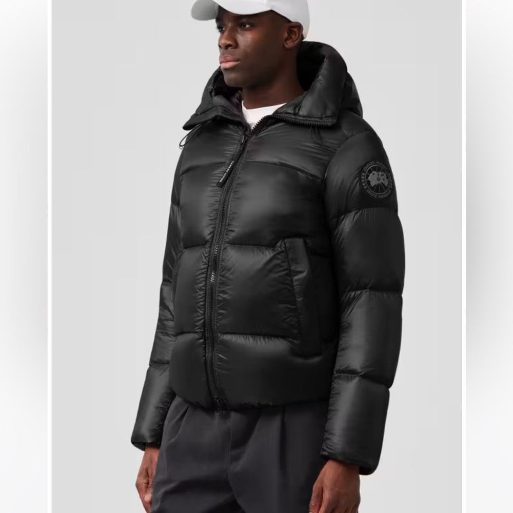 Canada Goose Men’s Crofton Puffer (black with black logo)